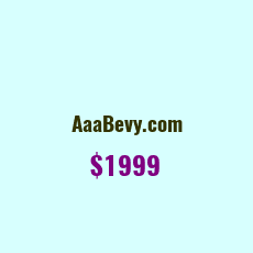 Domain Name: AaaBevy.com For Sale: $1999