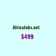 Domain Name: AfricaJobs.net For Sale: $3999