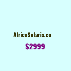 Domain Name: AfricaSafaris.co For Sale: $1999