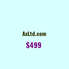 Domain Name: AxLtd.com For Sale: $599