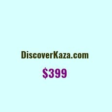 Domain Name: DiscoverKaza.com For Sale: $599