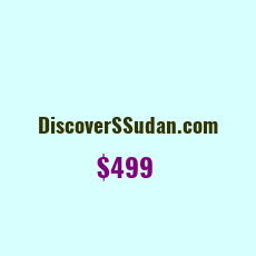 Domain Name: DiscoverSSudan.com For Sale: $199