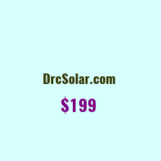 Domain Name: DrcSolar.com For Sale: $99