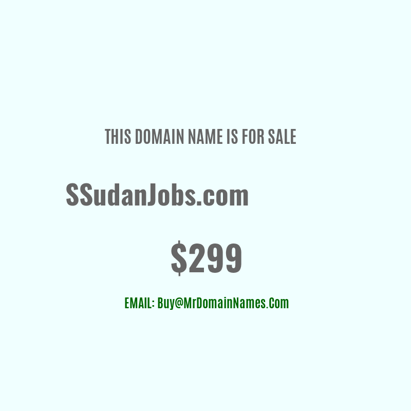 Domain: SSudanJobs.com Is For Sale