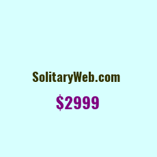 Domain Name: SolitaryWeb.com For Sale: $2999