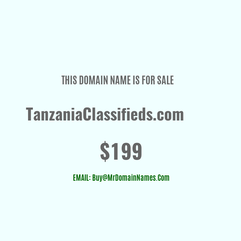 Domain: TanzaniaClassifieds.com Is For Sale