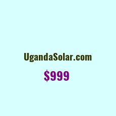Domain Name: UgandaSolar.com For Sale: $1999